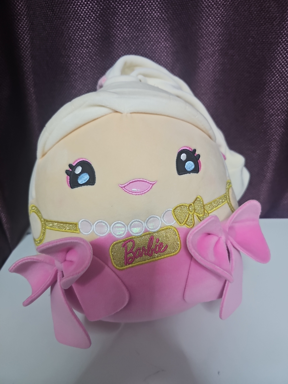 Barbie Cuutopia Squishy Plush 14 Inspired By Signature Look Collectible NEW Pink